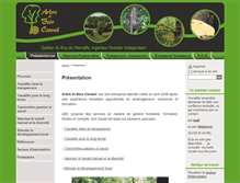 Tablet Screenshot of gestion-forestiere-sud.com